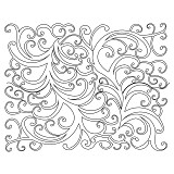 swirly feather border 002